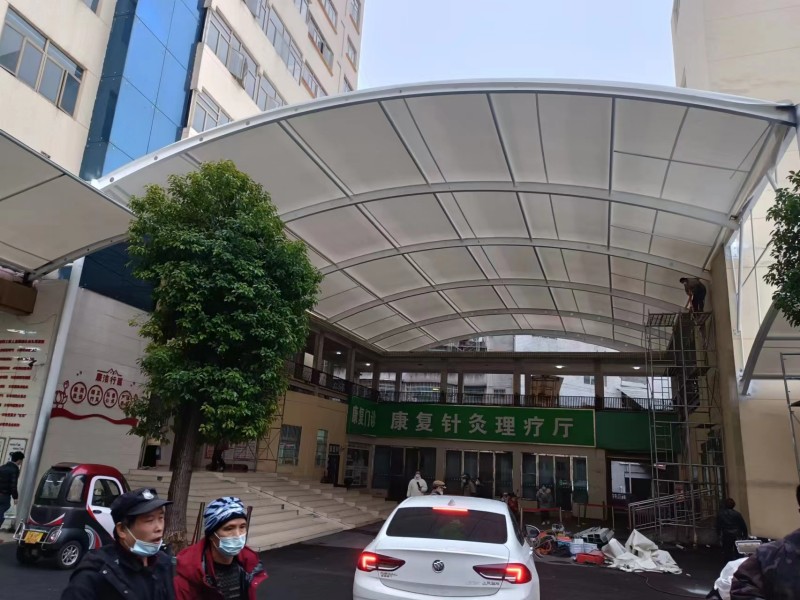 小区电动车膜结构车棚定制，2026正规东莞膜结构厂家推荐-1